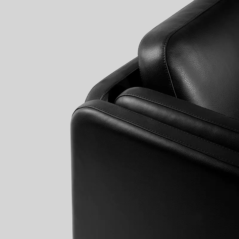Pastille Back Corner Detail Black and White